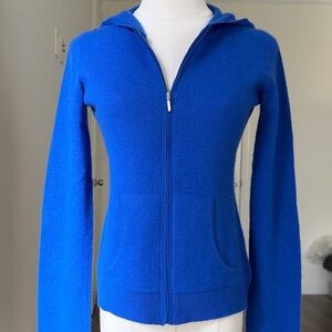 Cashmere Hoodie Full-Zip Sweater